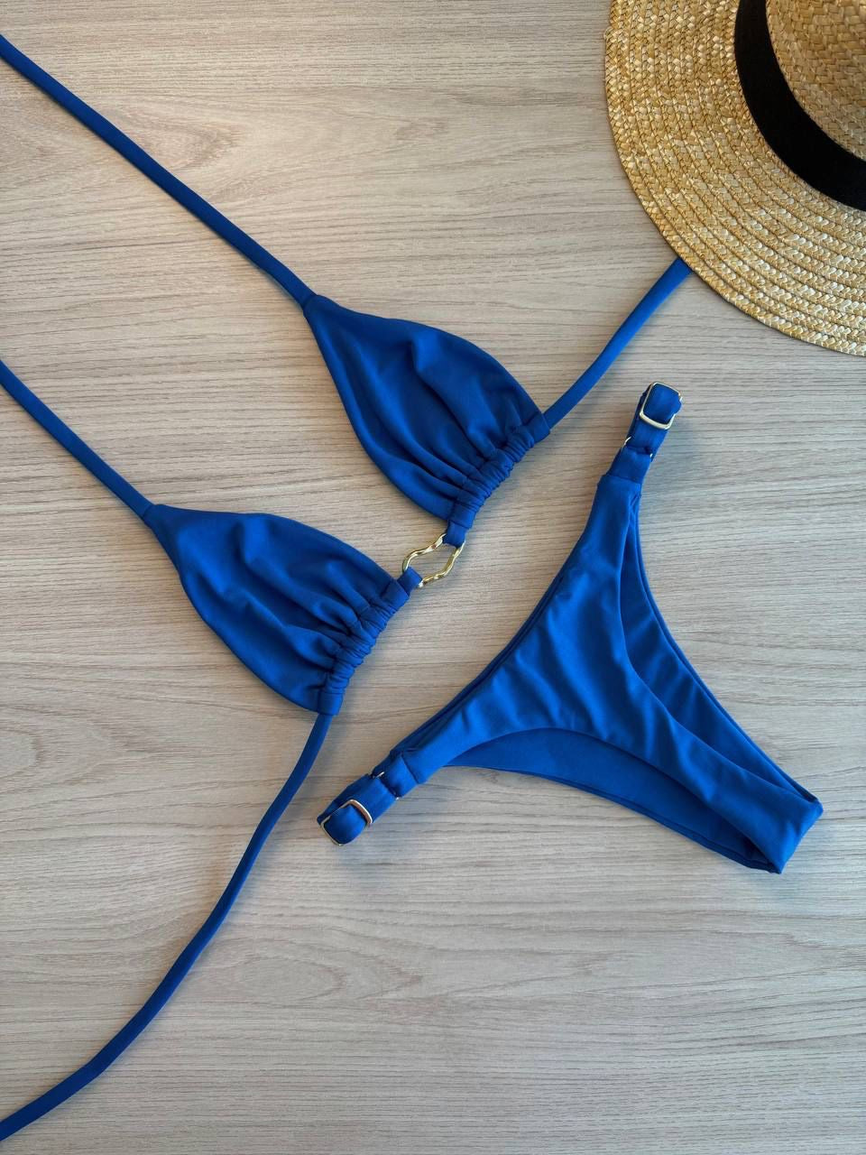 Biquíni Fivela Azul