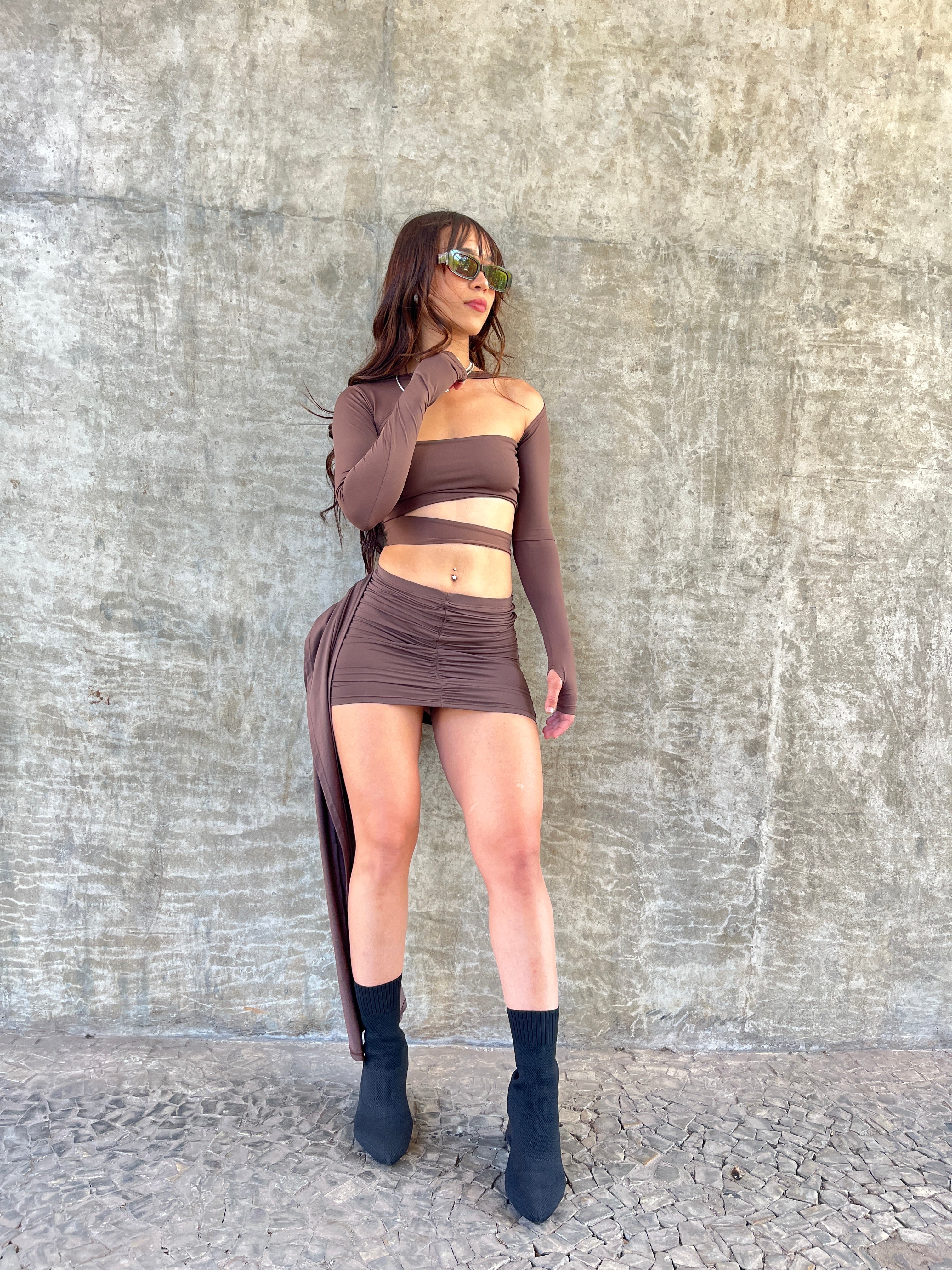 Conjunto Blow Marrom  🤎✨