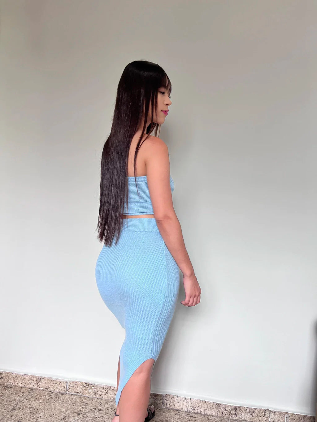 Conjunto Tricot Corset